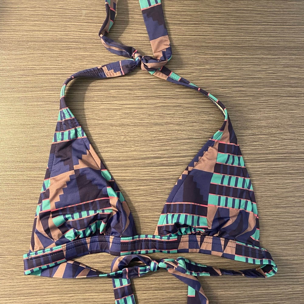 Tibi Sz S Aztec Printed Bikini Top